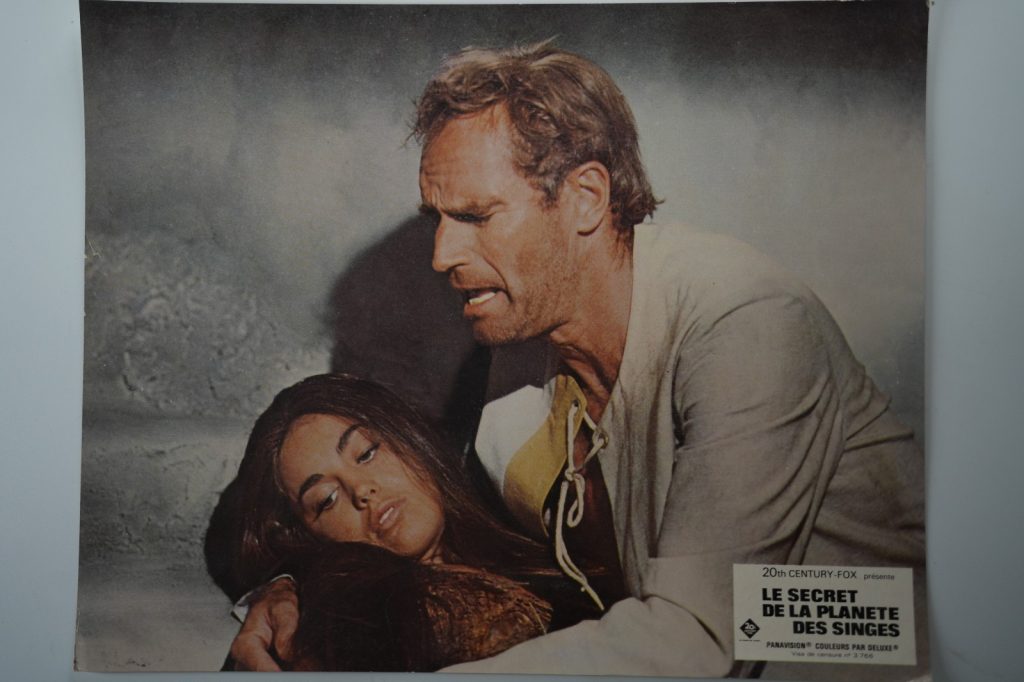 PHOTO Cinéma LOBBY CARDS Le secret de la planète des singes 24X30cm	1970