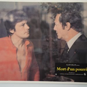 PHOTO Cinéma LOBBY CARDS mort d'un pourri	23X29CM	1970 Alain Delon
