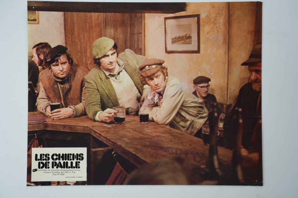PHOTO Cinéma LOBBY CARDS LES CHIENS DE PAILLE 22X28cm 1970 Hoffman