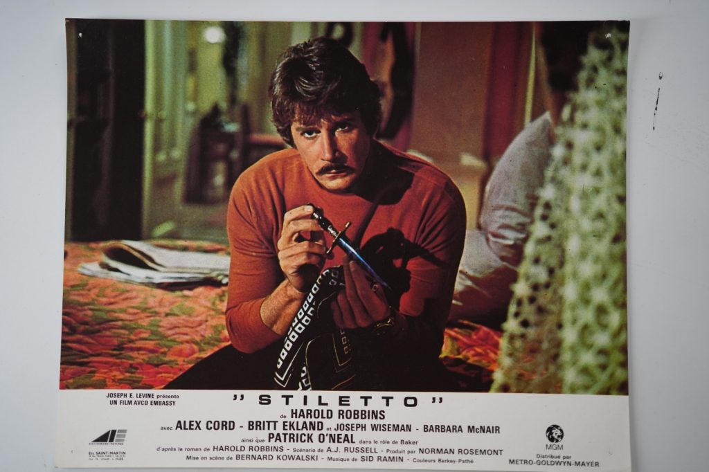 PHOTO Cinéma LOBBY CARDS STILETTO 23X29cm 1970