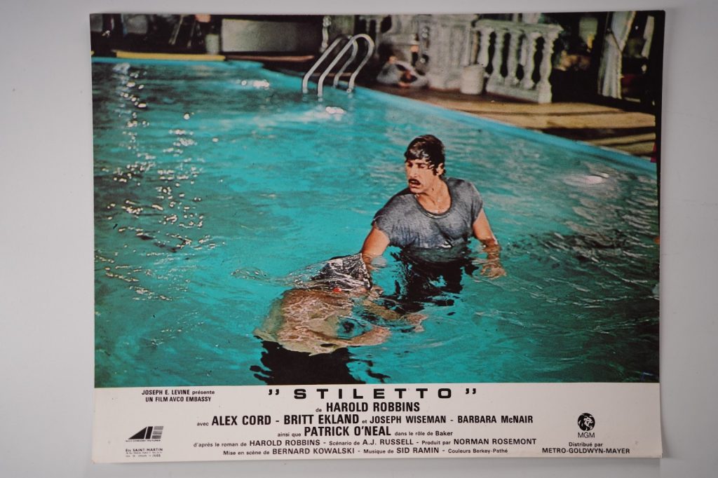 PHOTO Cinéma LOBBY CARDS STILETTO 23X29cm 1970