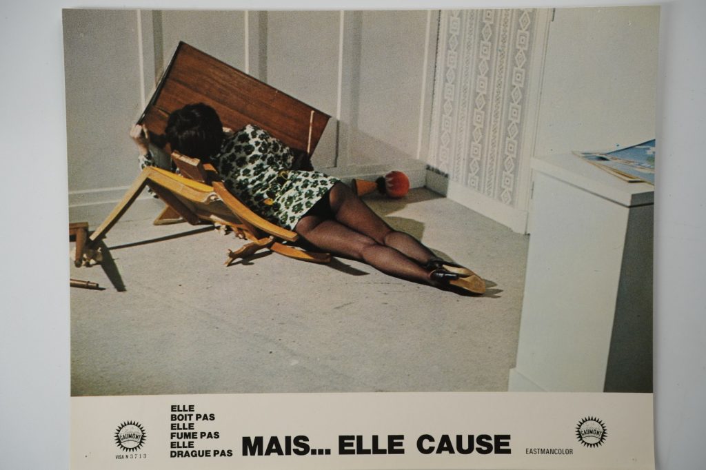 PHOTO Cinéma LOBBY CARDS MAIS ELLE CAUSE 22X28cm 1970