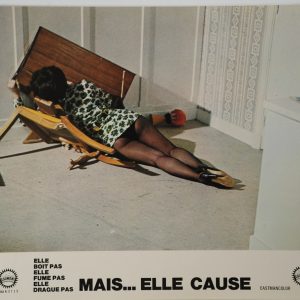 PHOTO Cinéma LOBBY CARDS MAIS ELLE CAUSE	22X28cm	1970