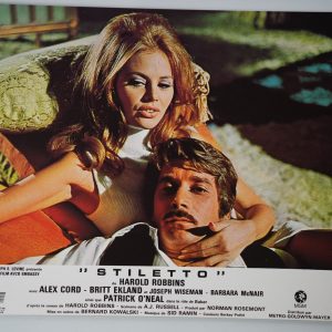 PHOTO Cinéma LOBBY CARDS STILETTO	23X29cm	1970 Harold Robbins