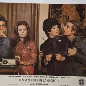 PHOTO Cinéma LOBBY CARDS ces messieurs de la gachette 25X30cm 1970