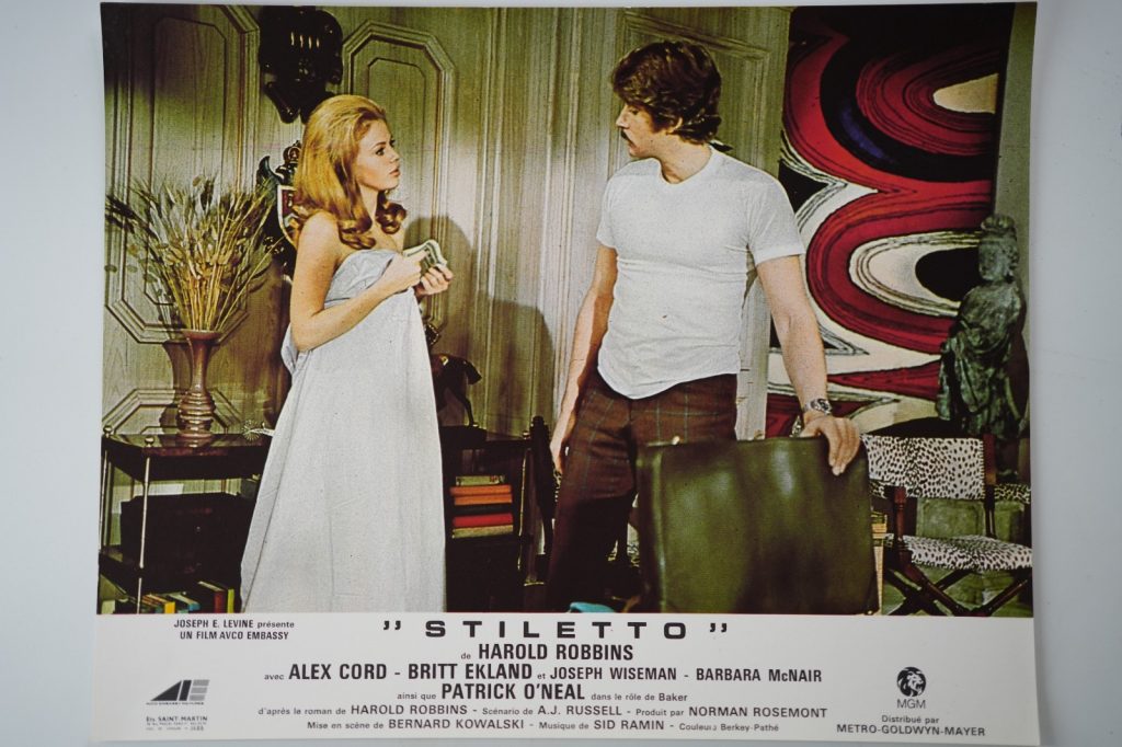 PHOTO Cinéma LOBBY CARDS STILETTO 23X29cm 1970 Harold Robbins