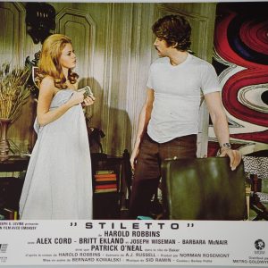 PHOTO Cinéma LOBBY CARDS STILETTO	23X29cm	1970 Harold Robbins