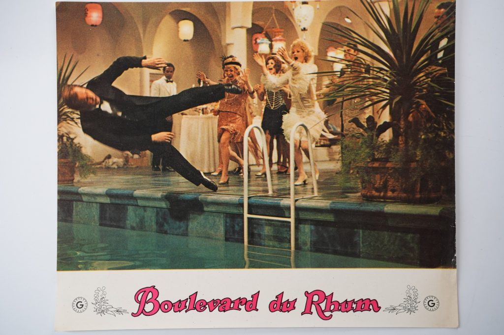 PHOTO Cinéma LOBBY CARDS BOULEVARD DU RHUM 23X28cm 1970