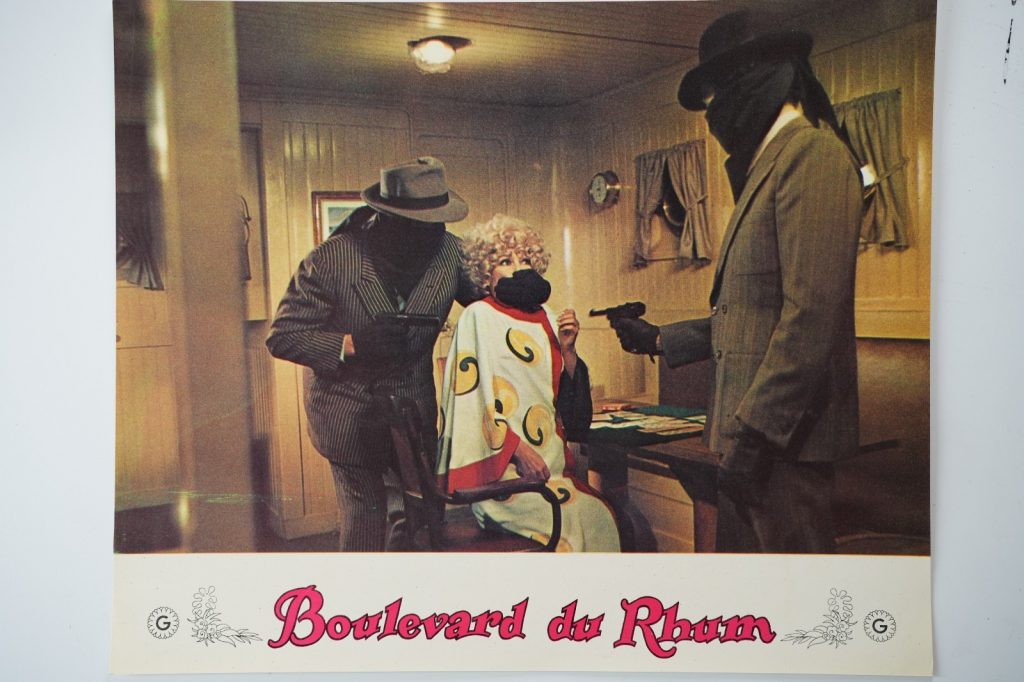 PHOTO Cinéma LOBBY CARDS BOULEVARD DU RHUM 23X28cm 1970