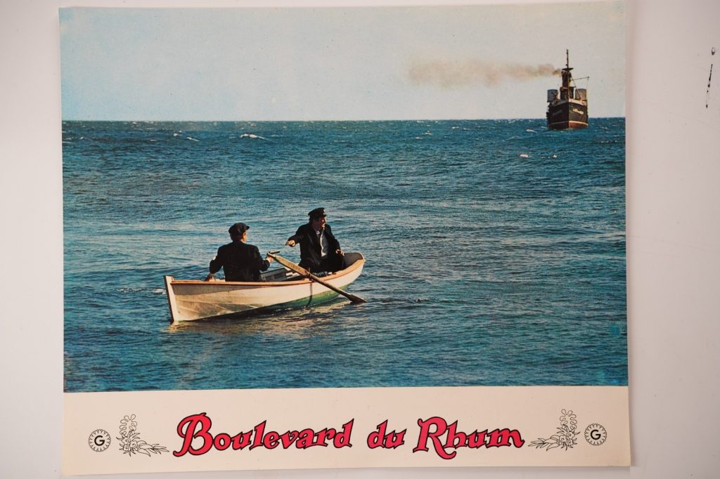 PHOTO Cinéma LOBBY CARDS BOULEVARD DU RHUM 23X28cm 1970 VENTURA LINO