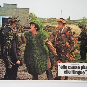 PHOTO Cinéma LOBBY CARDS ELLE CAUSE PLUS... ELLE FLINGUE	22X28cm	1970 GIRARDOT