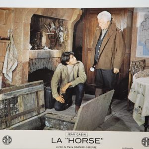 PHOTO France	Cinéma LOBBY CARDS LA HORSE	23X30cm	1970 Jean Gabin