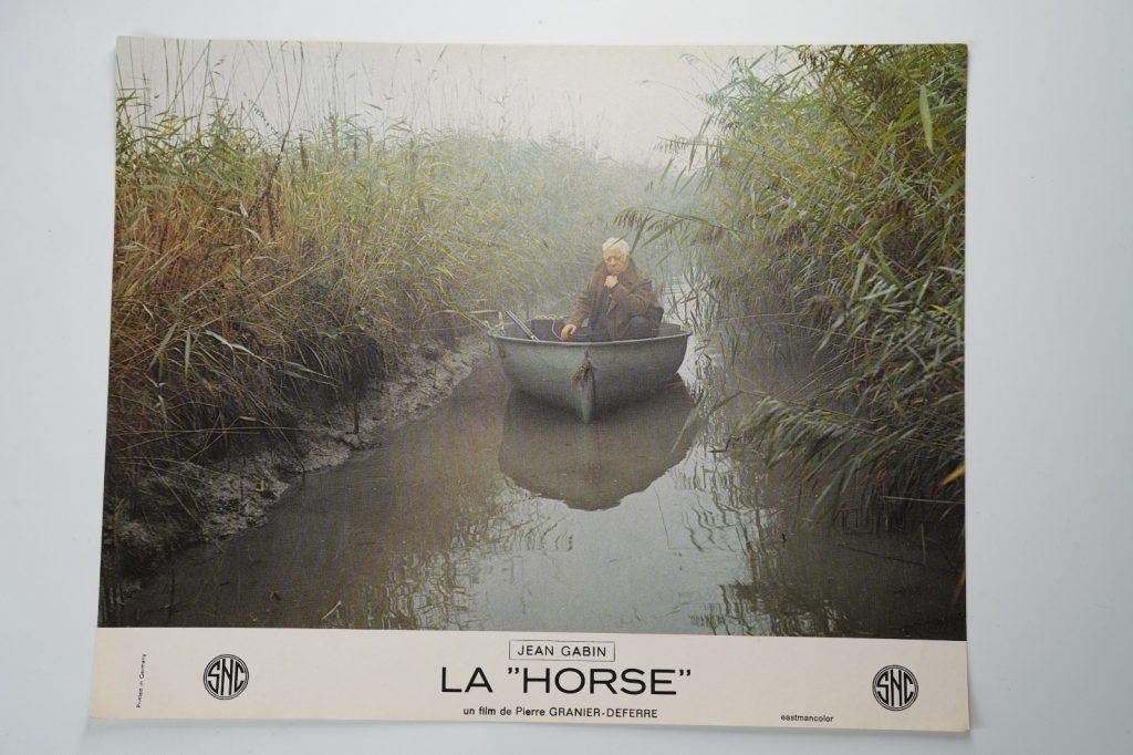 PHOTO France Cinéma LOBBY CARDS LA HORSE 23X30cm 1970 Jean Gabin