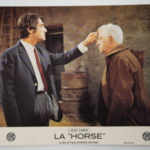 PHOTO France	Cinéma LOBBY CARDS LA HORSE	23X30cm	1970 Jean Gabin