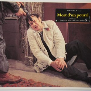 PHOTO Cinéma LOBBY CARDS mort d'un pourri	23X29CM	1970