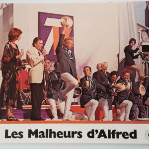 PHOTO Cinéma LOBBY CARDS Les malheurs d'Alfred	21X28cm 1970 Pierre Richard Mondy