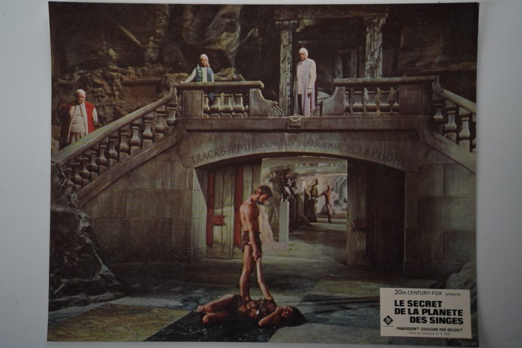 PHOTO Cinéma LOBBY CARDS Le secret de la planète des singes 24X30cm	1970