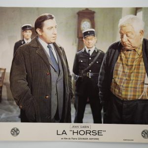 PHOTO France	Cinéma LOBBY CARDS LA HORSE	23X30cm	1970 Jean Gabin
