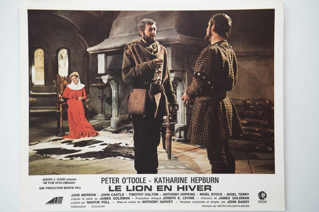 PHOTO Cinéma LOBBY CARDS Le Lion en hiver (The Lion in Winter) 24X30cm 1970