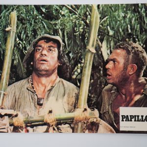 PHOTO Cinéma LOBBY CARDS PAPILLON	 22X28cm	1970 Steve McQueen