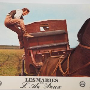 PHOTO Cinéma LOBBY CARDS Les mariés de l'an deux	22X28cm	1970 Belmondo