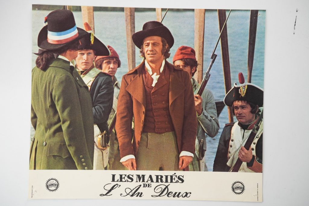 PHOTO Cinéma LOBBY CARDS Les mariés de l'an deux 22X28cm 1970 Belmondo