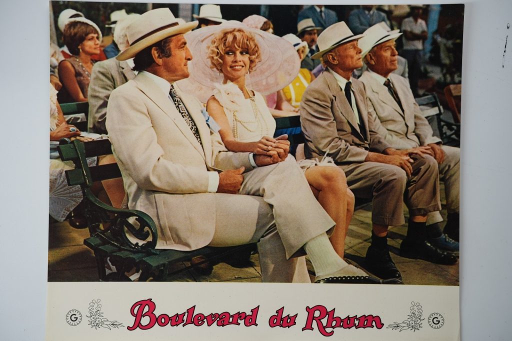 PHOTO Cinéma LOBBY CARDS BOULEVARD DU RHUM 23X28cm 1970 VENTURA BARDOT