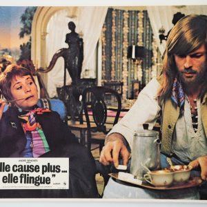 PHOTO Cinéma LOBBY CARDS ELLE CAUSE PLUS... ELLE FLINGUE	22X28cm	1970 GIRARDOT