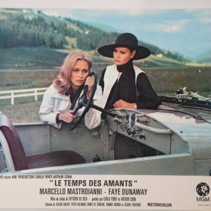 PHOTO Cinéma LOBBY CARDS Le temps des amants	23X28cm	1960 Faye Dunaway