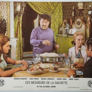 PHOTO Cinéma LOBBY CARDS ces messieurs de la gachette 25X30cm 1970