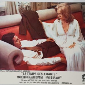 PHOTO Cinéma LOBBY CARDS Le temps des amants	23X28cm	1960 Mastroianni