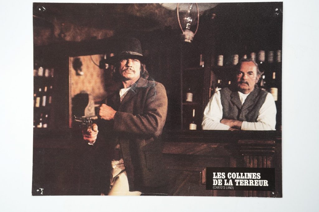 PHOTO Cinéma LOBBY CARDS Les Collines de la terreur (Chato's Land) 22X28cm 1970