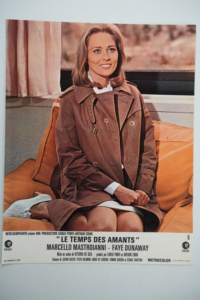 PHOTO Cinéma LOBBY CARDS Le temps des amants	23X28cm	1960 Faye Dunaway