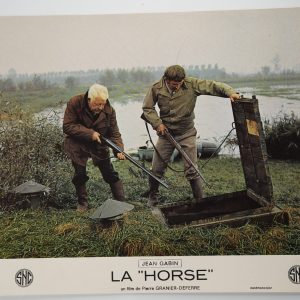 PHOTO France	Cinéma LOBBY CARDS LA HORSE	23X30cm	1970 Jean Gabin André Weber