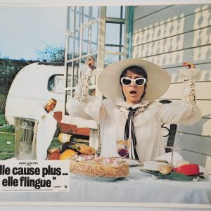 PHOTO Cinéma LOBBY CARDS ELLE CAUSE PLUS... ELLE FLINGUE	22X28cm	1970 GIRARDOT