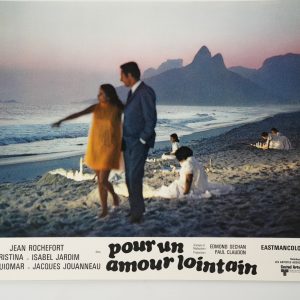PHOTO Cinéma LOBBY CARDS Pour un amour lointain	21X27cm	1970 Jean Rochefort