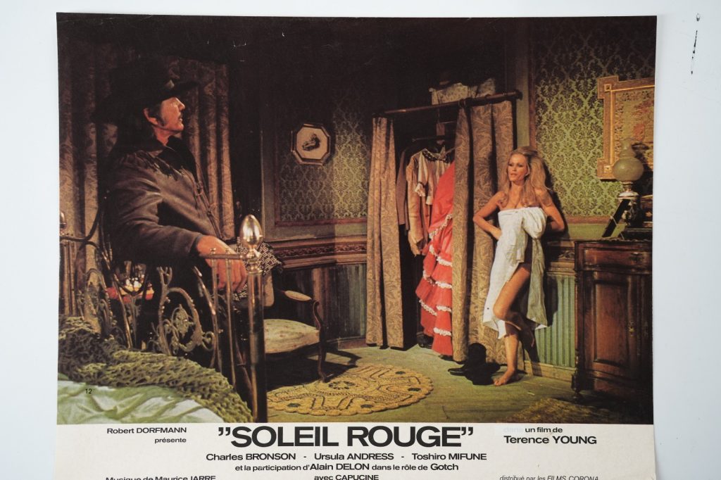 PHOTO Cinéma LOBBY CARDS Soleil Rouge 23X30cm 1970 Charles Branson
