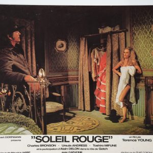 PHOTO Cinéma LOBBY CARDS Soleil Rouge	23X30cm	1970 Charles Branson