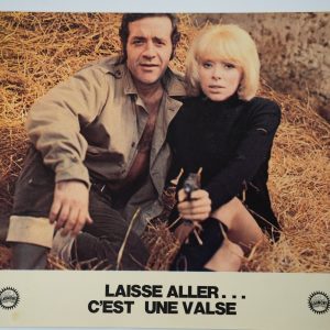 PHOTO Cinéma LOBBY CARDS LAISSE ALLER C'EST UNE VALSE	22X26cm	1970 Mireille Darc