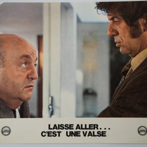 PHOTO Cinéma LOBBY CARDS LAISSE ALLER C'EST UNE VALSE	22X26cm	1970 Bernard Blier