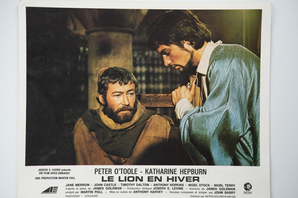 PHOTO Cinéma LOBBY CARDS Le Lion en hiver (The Lion in Winter) 24X30cm 1970