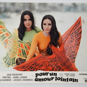 PHOTO Cinéma LOBBY CARDS Pour un amour lointain	21X27cm	1970