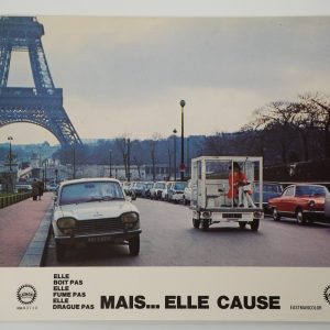 PHOTO Cinéma LOBBY CARDS MAIS ELLE CAUSE	22X28cm	1970