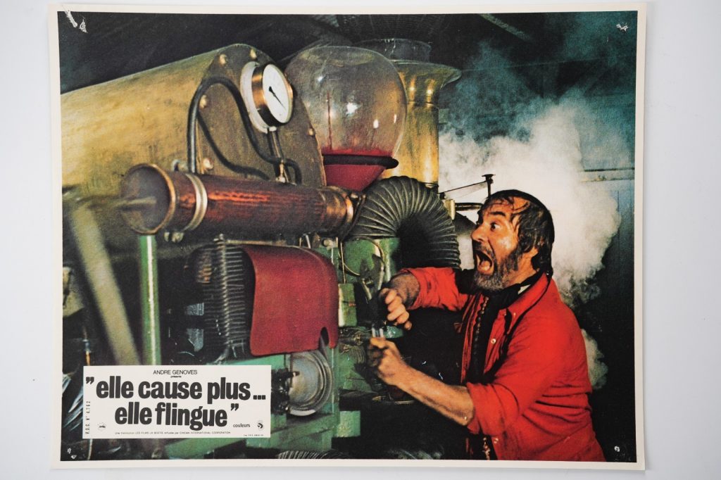PHOTO Cinéma LOBBY CARDS ELLE CAUSE PLUS... ELLE FLINGUE 22X28cm 1970 GIRARDOT