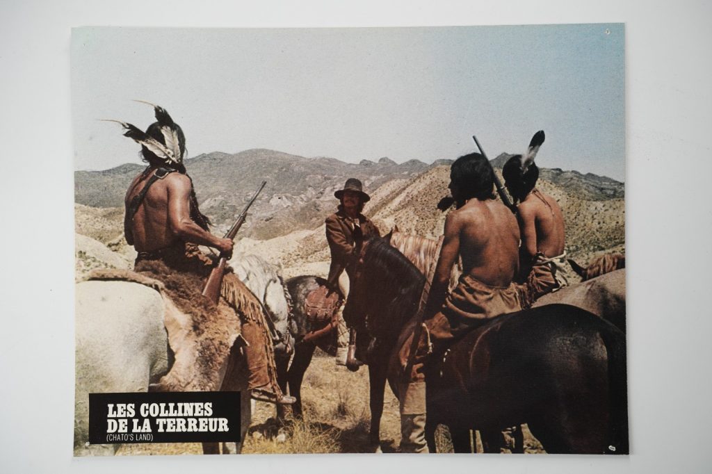 PHOTO Cinéma LOBBY CARDS Les Collines de la terreur (Chato's Land) 22X28cm 1970