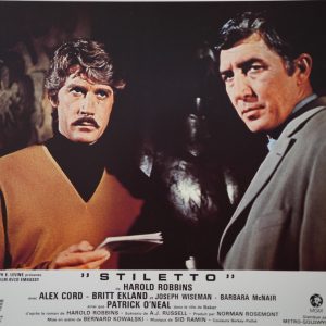 PHOTO Cinéma LOBBY CARDS STILETTO	23X29cm	1970 Harold Robbins