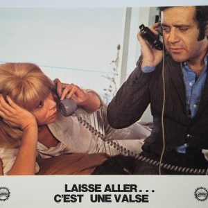 PHOTO Cinéma LOBBY CARDS LAISSE ALLER C'EST UNE VALSE	22X26cm	1970 Mireille Darc