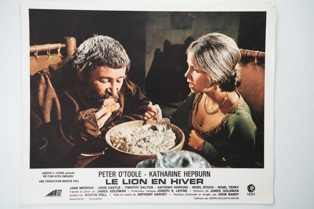 PHOTO Cinéma LOBBY CARDS Le Lion en hiver (The Lion in Winter) 24X30cm 1970