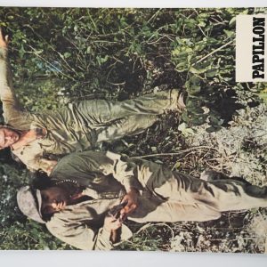 PHOTO Cinéma LOBBY CARDS PAPILLON	 22X28cm	1970 Steve McQueen