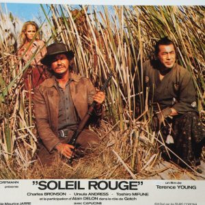 PHOTO Cinéma LOBBY CARDS Soleil Rouge	23X30cm	1970 Charles Branson